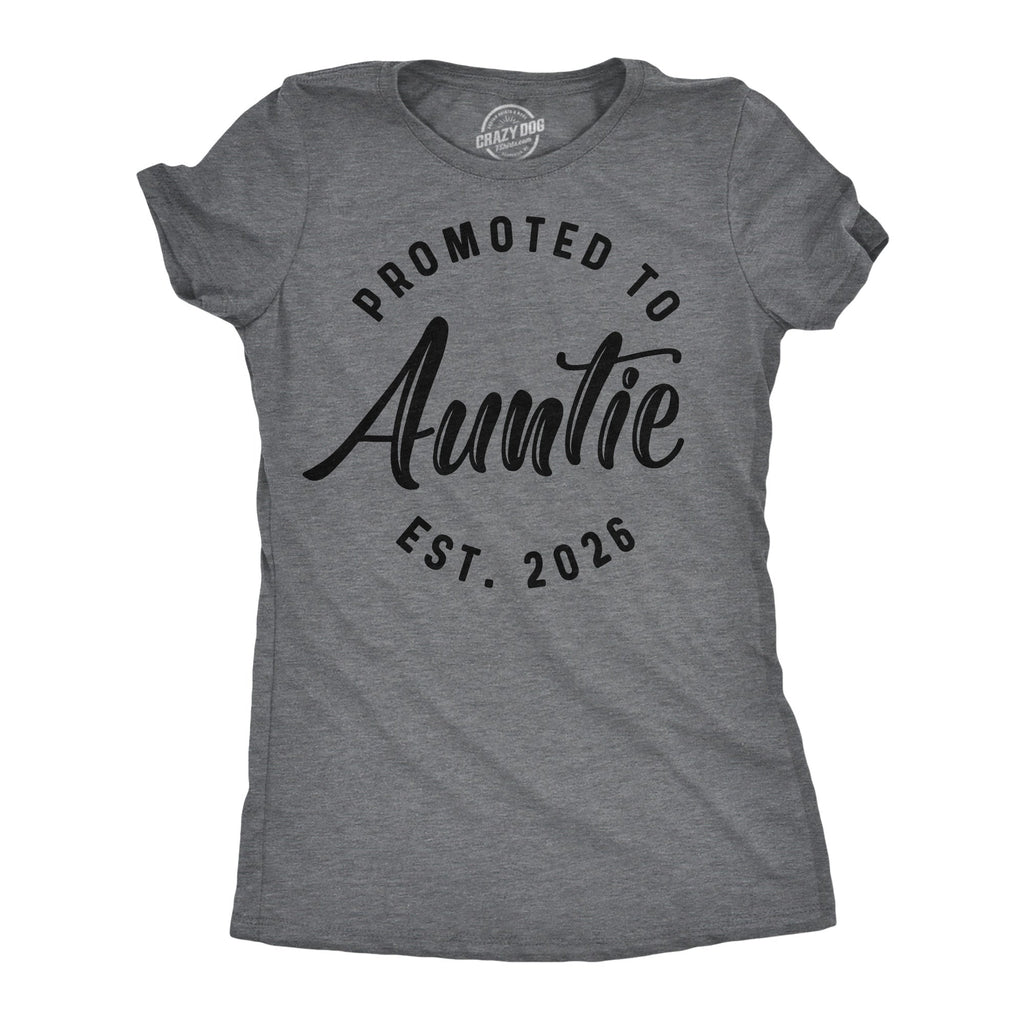 Promoted To Auntie 2026 Women's T Shirt product image 1