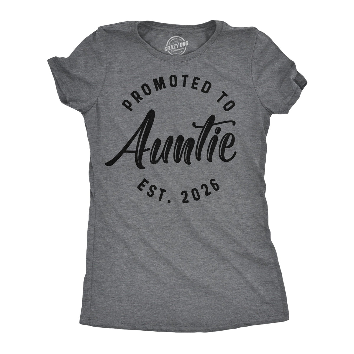 Promoted To Auntie 2026 Women's T Shirt product image 1