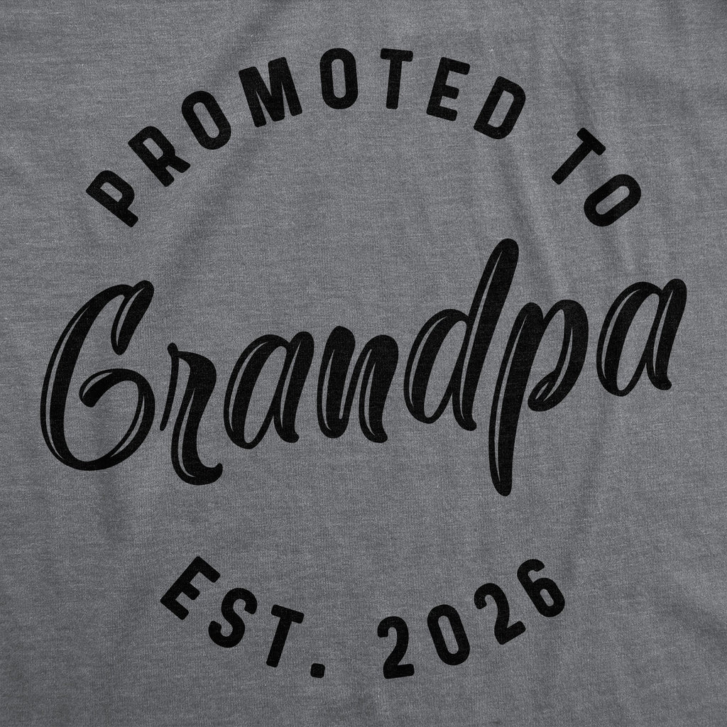 Promoted To Grandpa 2026 Men's T Shirt product image 2