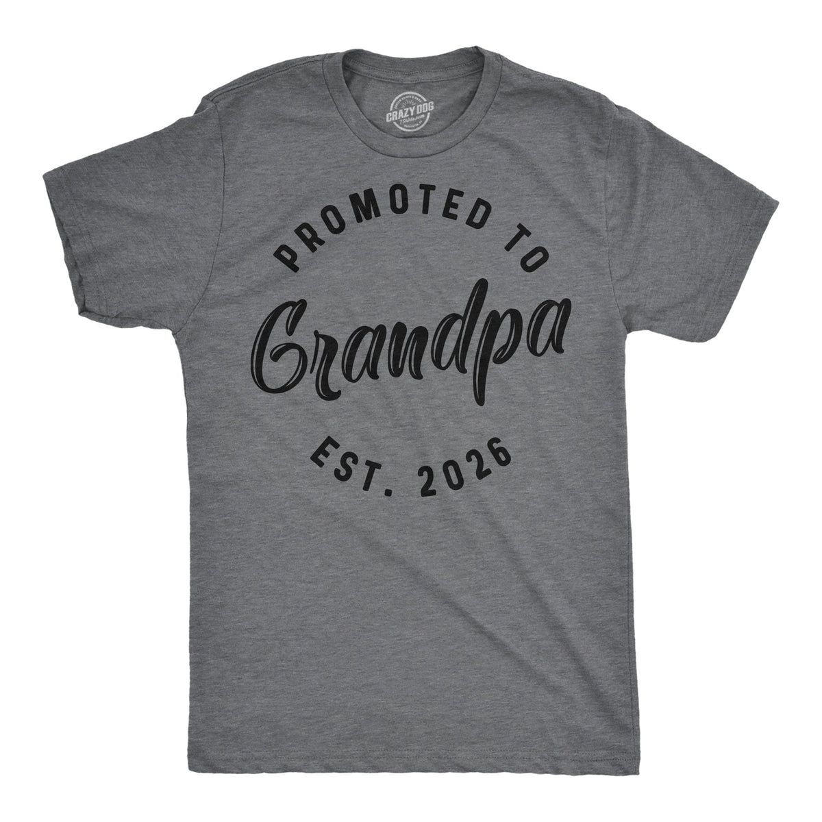 Promoted To Grandpa 2026 Men's T Shirt product image 1