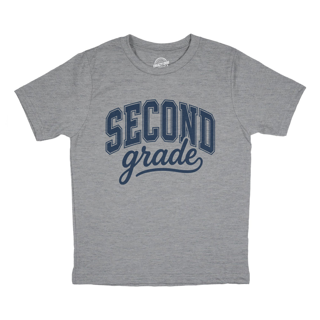 2nd Grade Varsity Letters Youth T Shirt product image 1