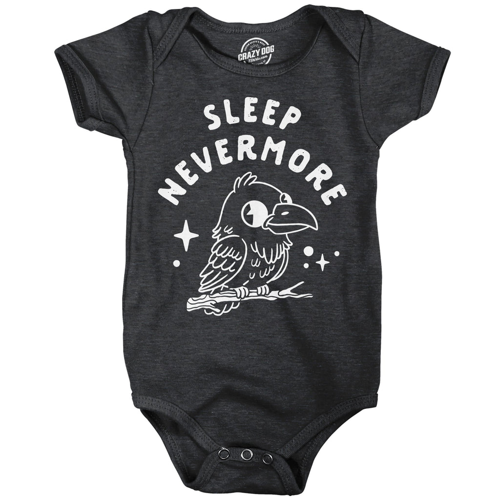 Sleep Nevermore Raven Baby Bodysuit