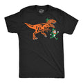 T Rex Chasing Leprechaun Men's T Shirt product image 1