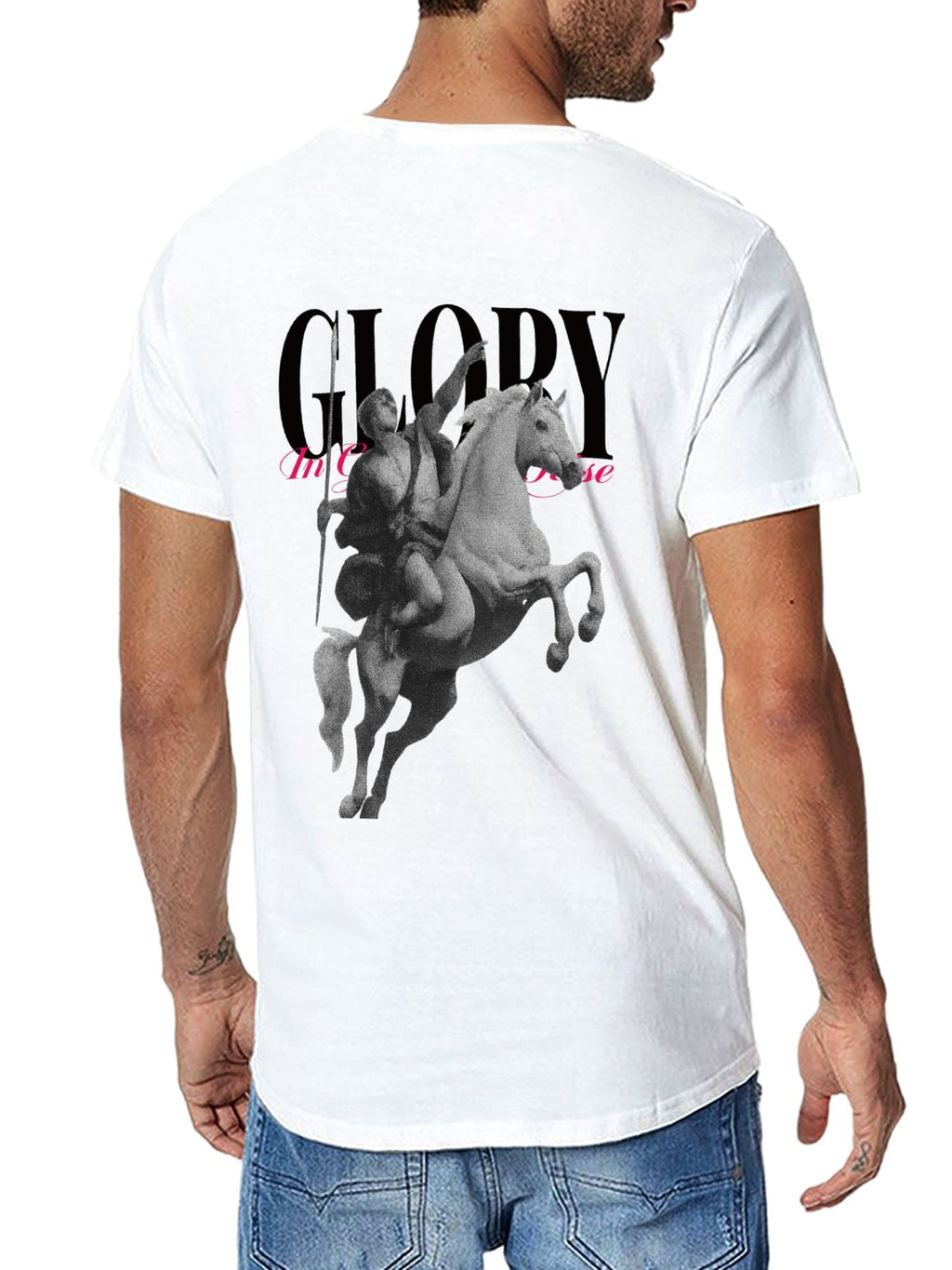 Graphic tee [glory] Y2K modern hiphop t-shirt Unisex product image 2