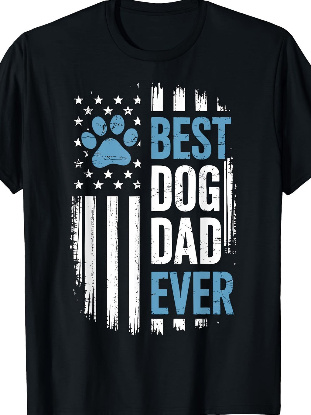 Best Dog Dad Ever USA American Flag Puppy Lover Fathers Day product image 1