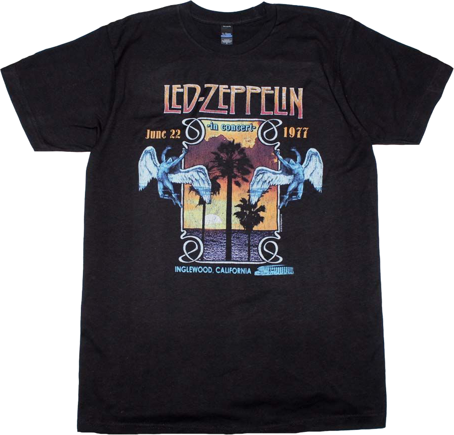 1977 Concert Led Zeppelin T-Shirt product image 1