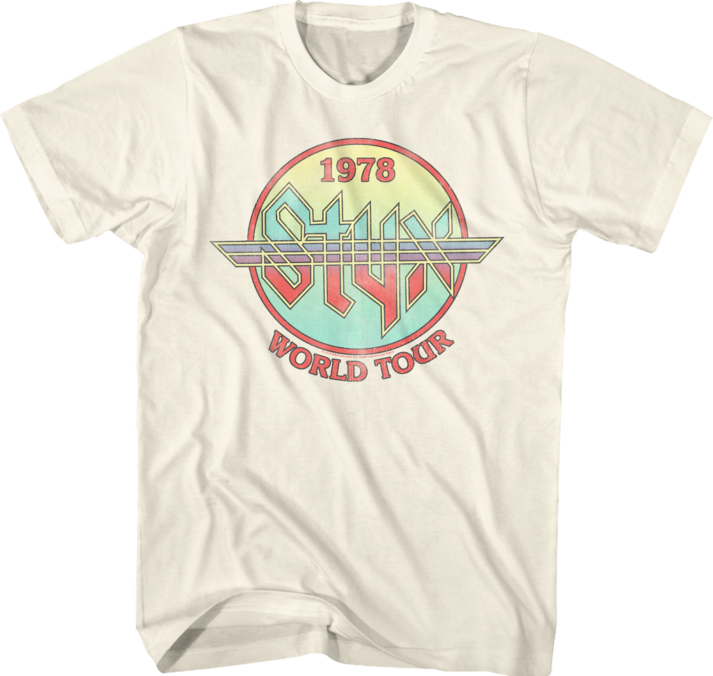 1978 World Tour Styx T-Shirt product image 1