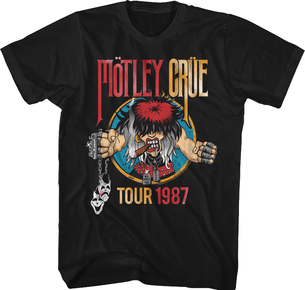 1987 Tour Motley Crue T-Shirt product image 1