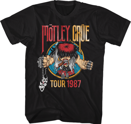 1987 Tour Motley Crue T-Shirt product image 1