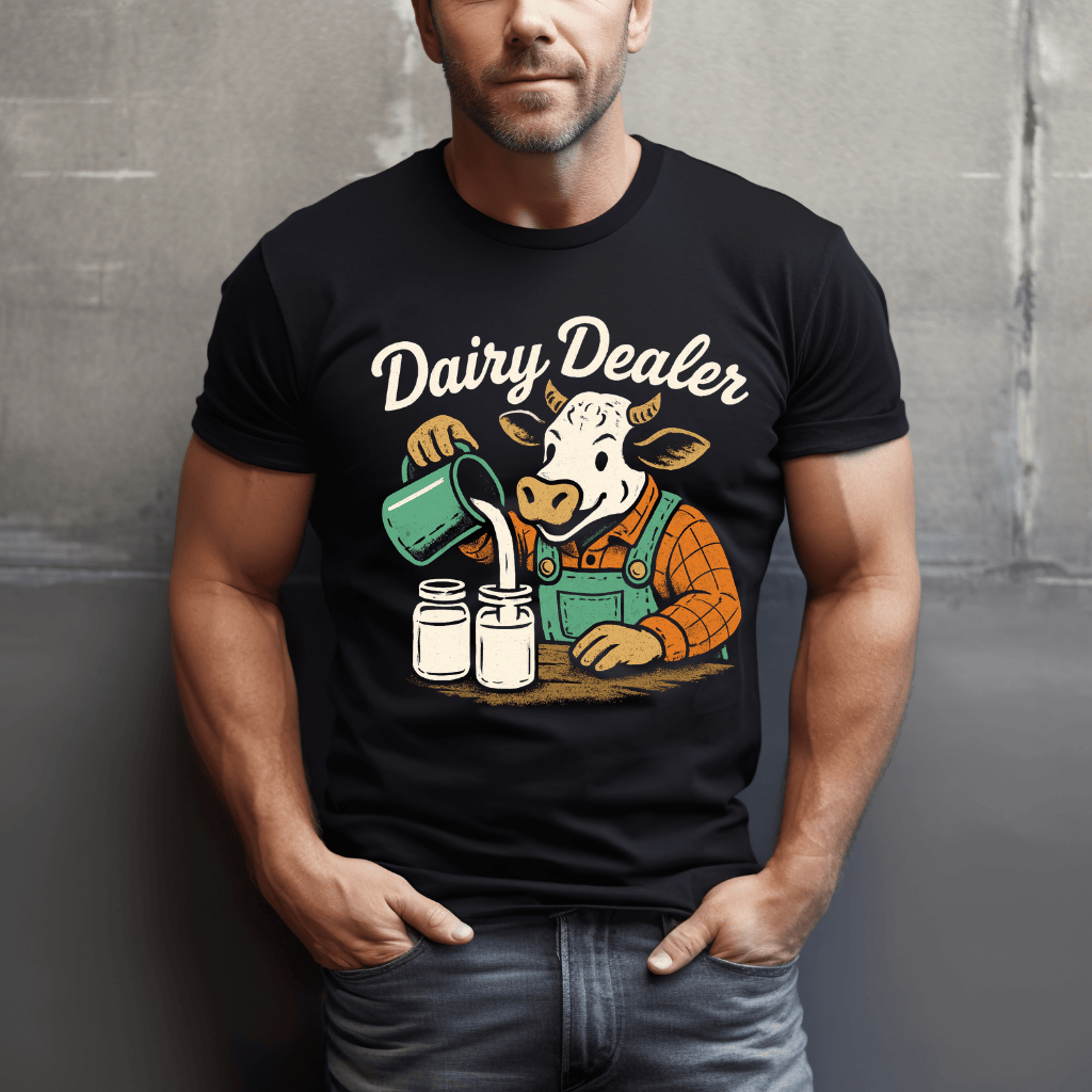 Dairy Dealer Cow T-Shirt product image 8