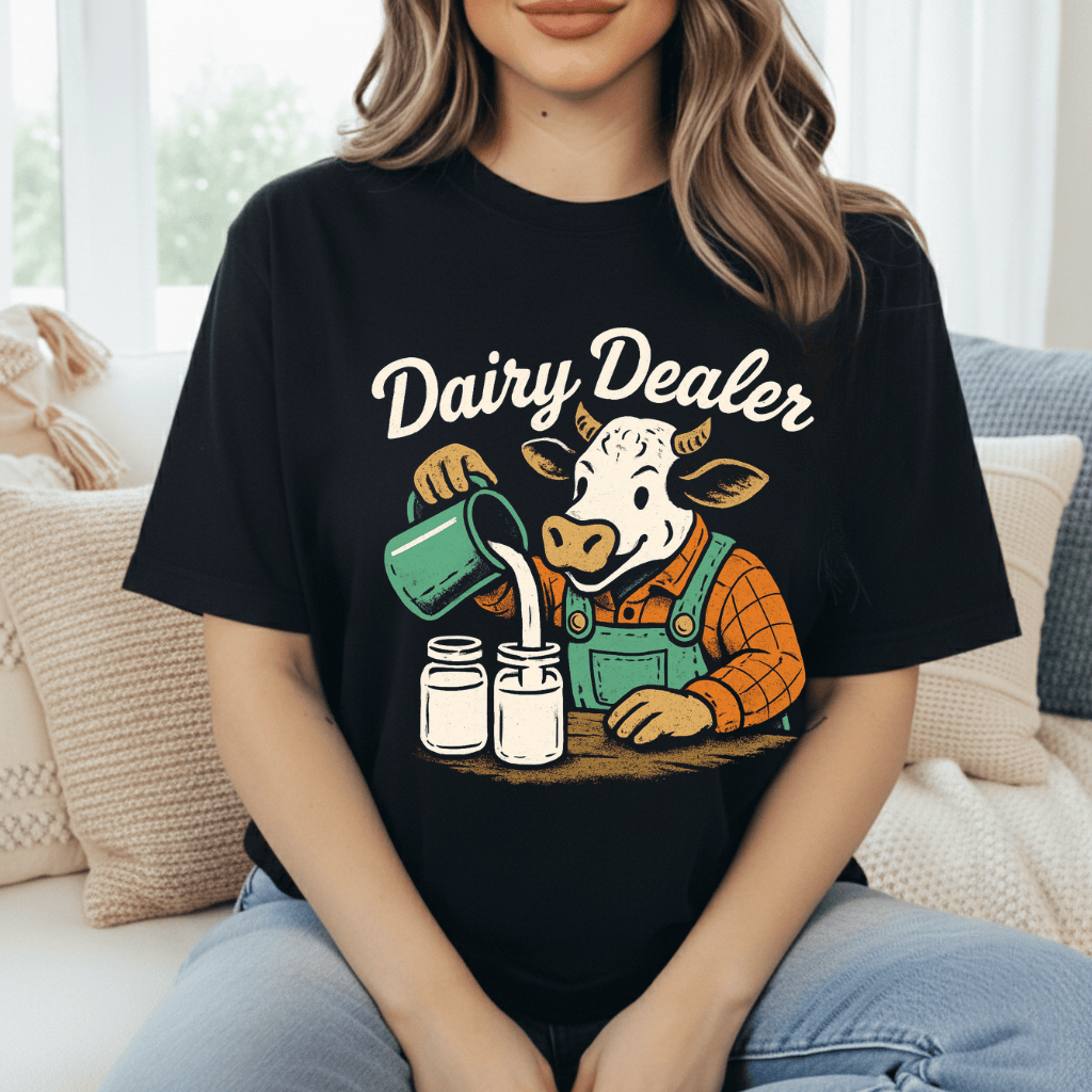 Dairy Dealer Cow T-Shirt product image 9