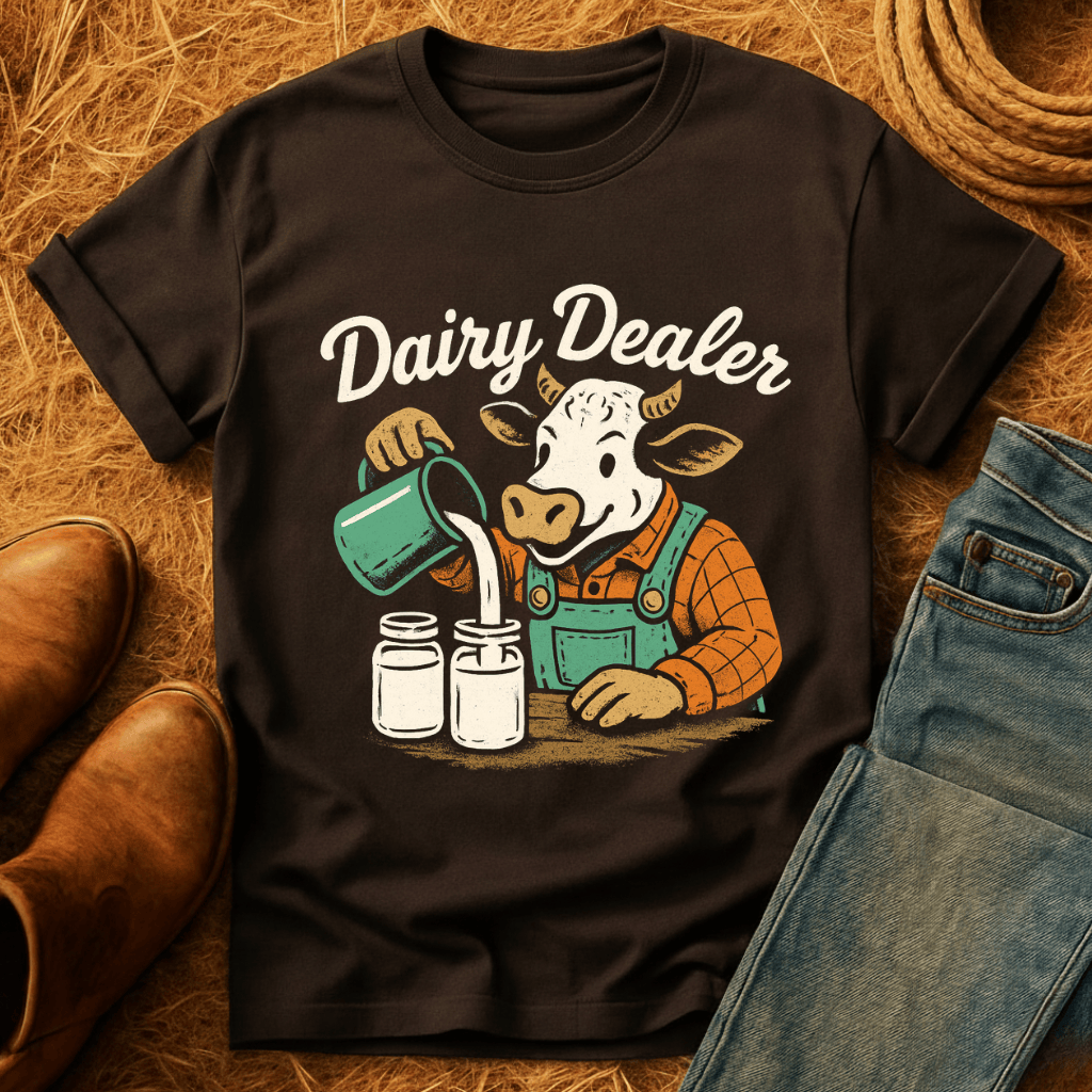 Dairy Dealer Cow T-Shirt product image 3