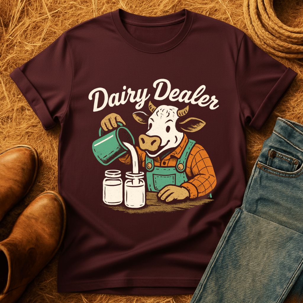 Dairy Dealer Cow T-Shirt product image 2