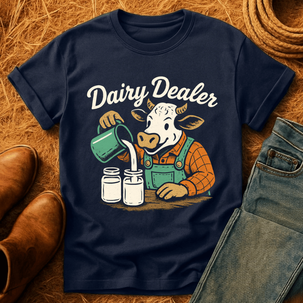 Dairy Dealer Cow T-Shirt product image 7