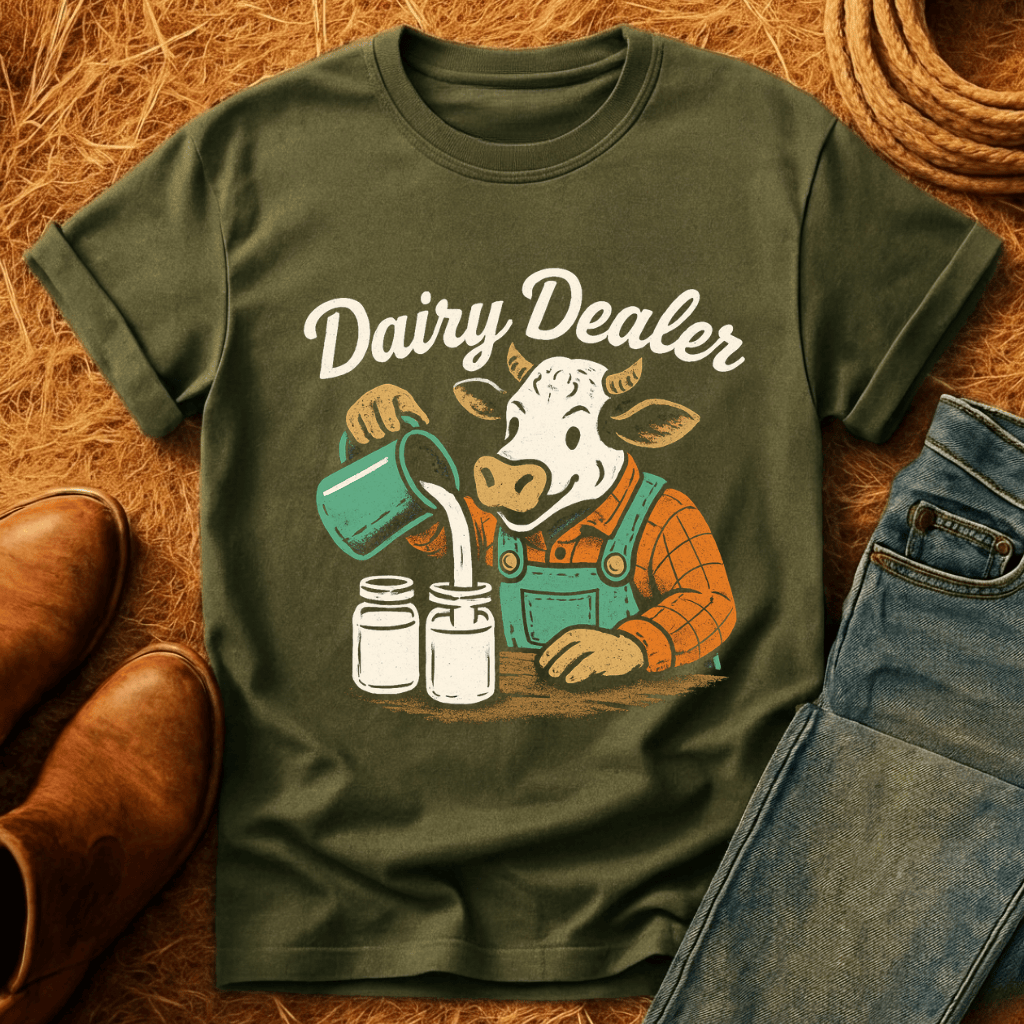 Dairy Dealer Cow T-Shirt product image 4