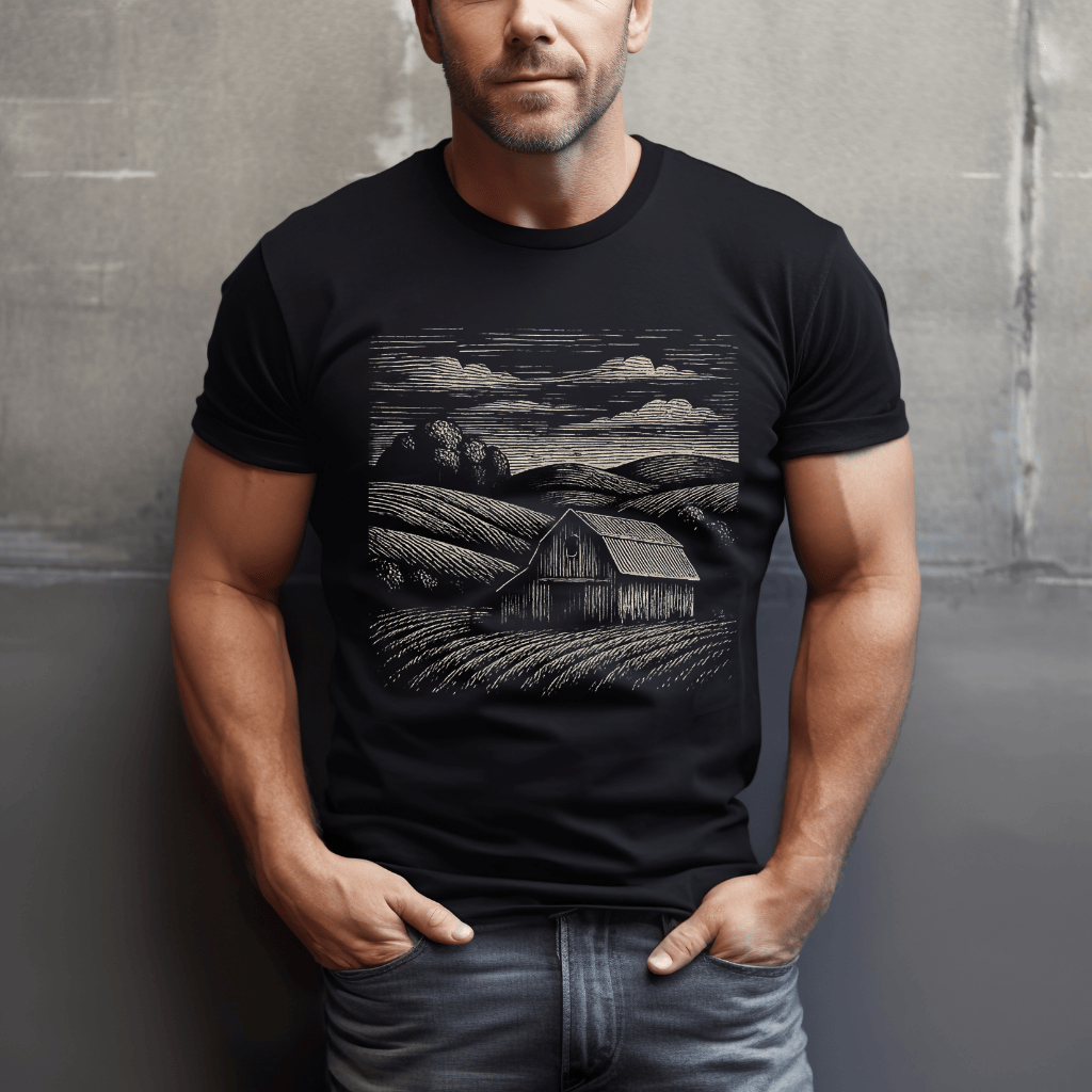 Barn And Farm-scape T-Shirt product image 8