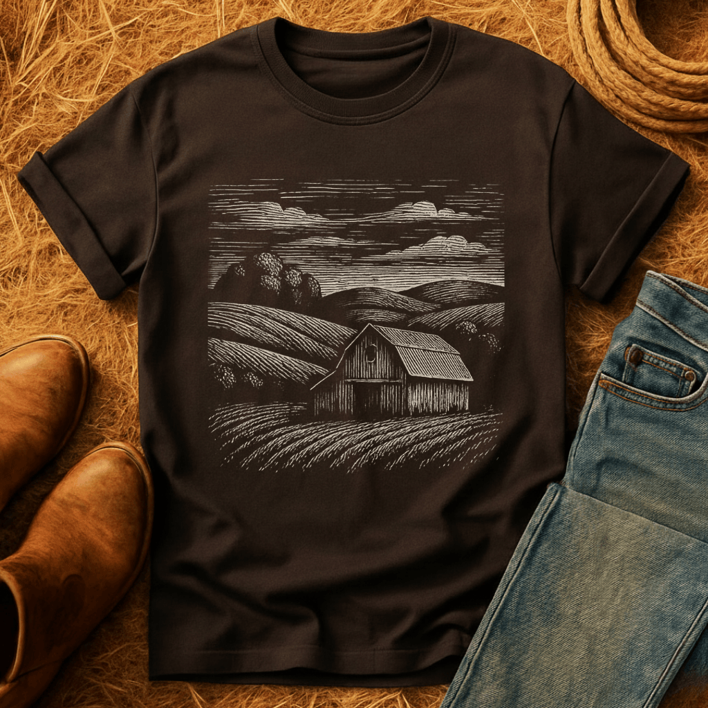 Barn And Farm-scape T-Shirt product image 4
