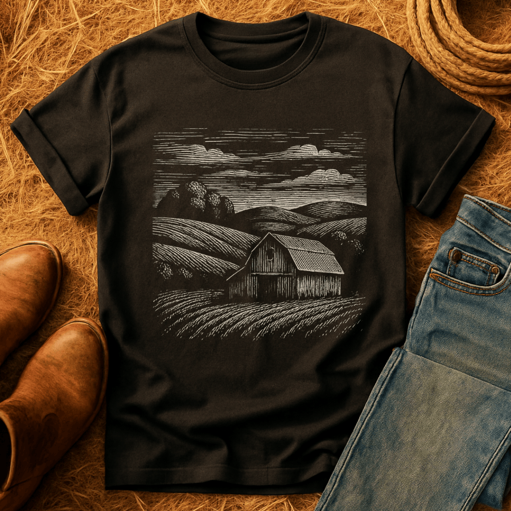 Barn And Farm-scape T-Shirt product image 2