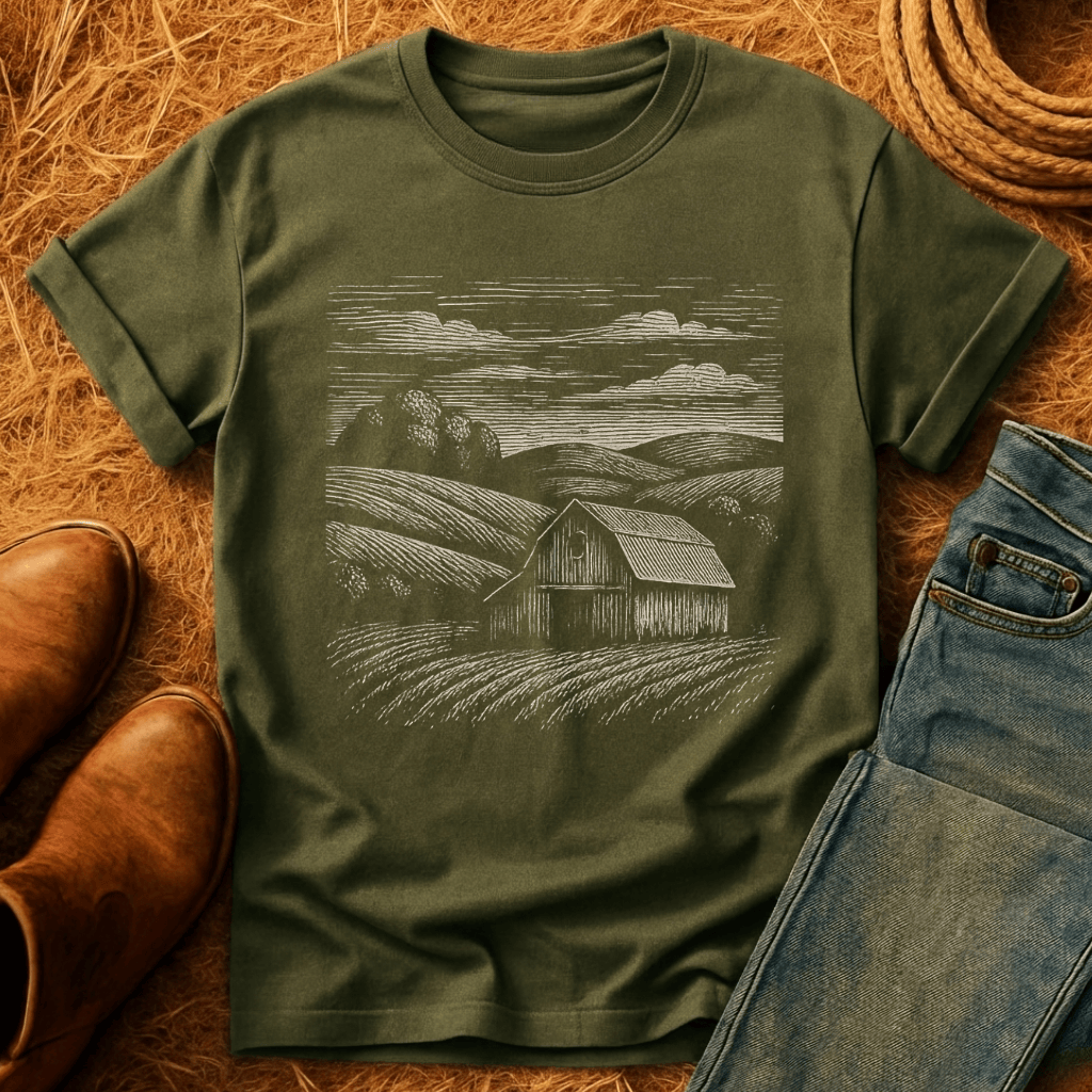 Barn And Farm-scape T-Shirt product image 5