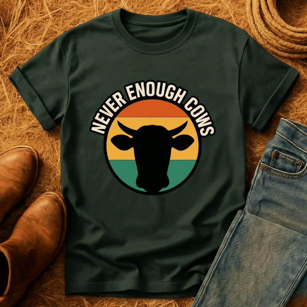 Never Enough Cows T-Shirt product image 5