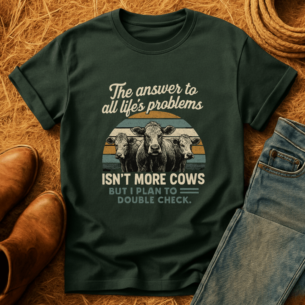 Cows Solve Problems T-Shirt product image 5
