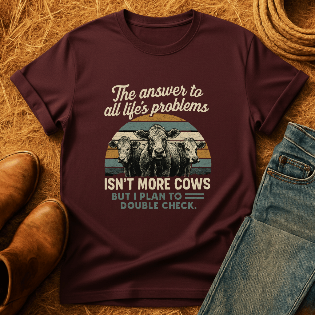 Cows Solve Problems T-Shirt product image 3