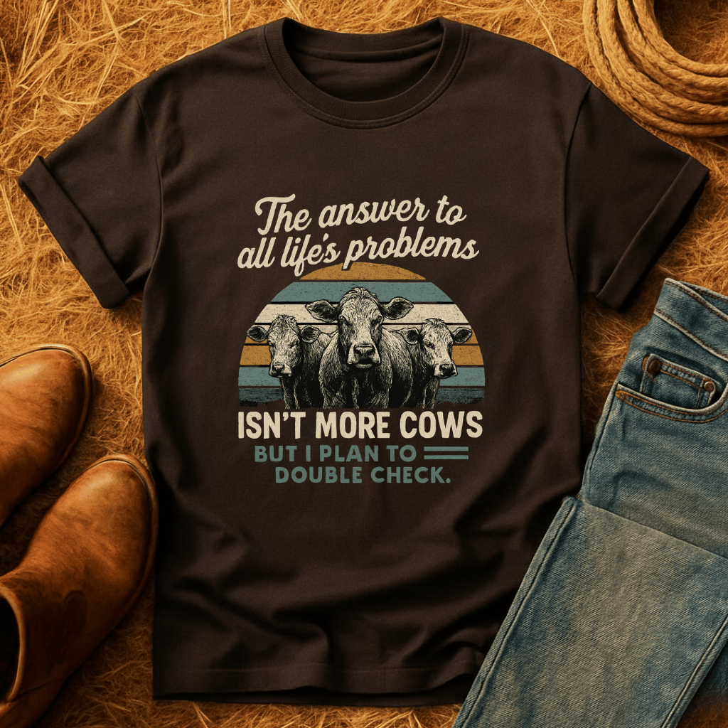 Cows Solve Problems T-Shirt product image 4