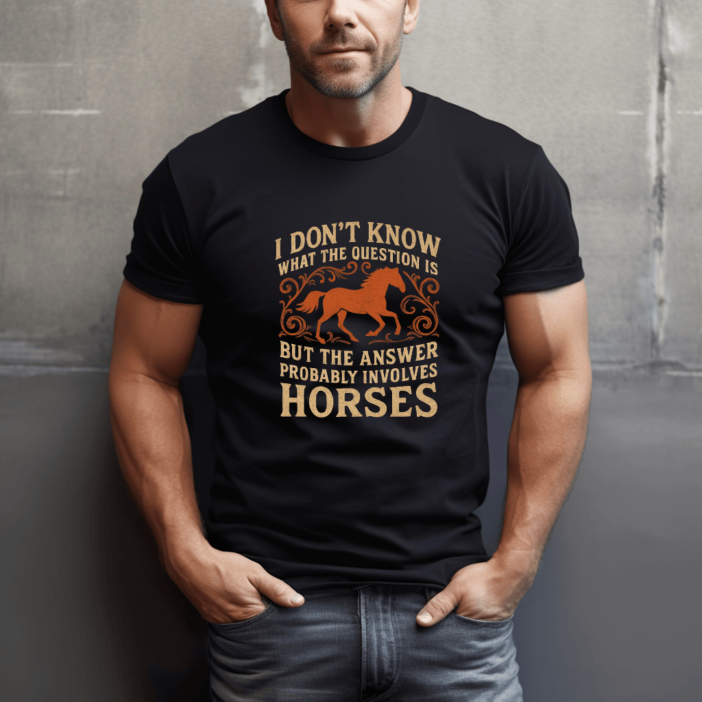 Horses Are The Answer T-Shirt product image 8