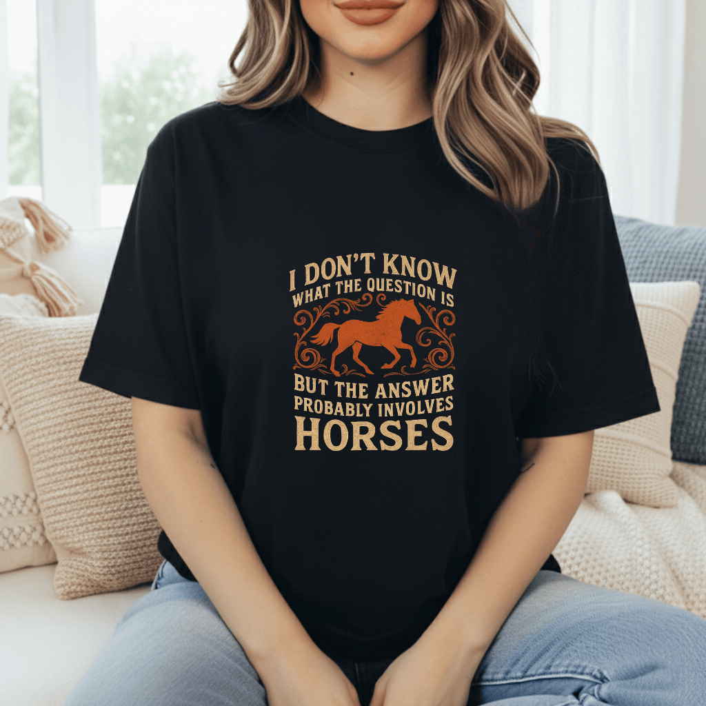 Horses Are The Answer T-Shirt product image 9