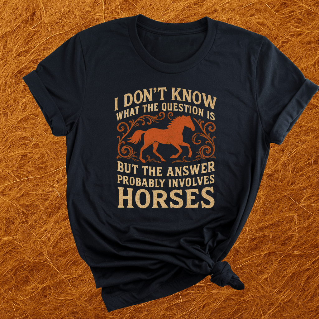 Horses Are The Answer T-Shirt product image 10