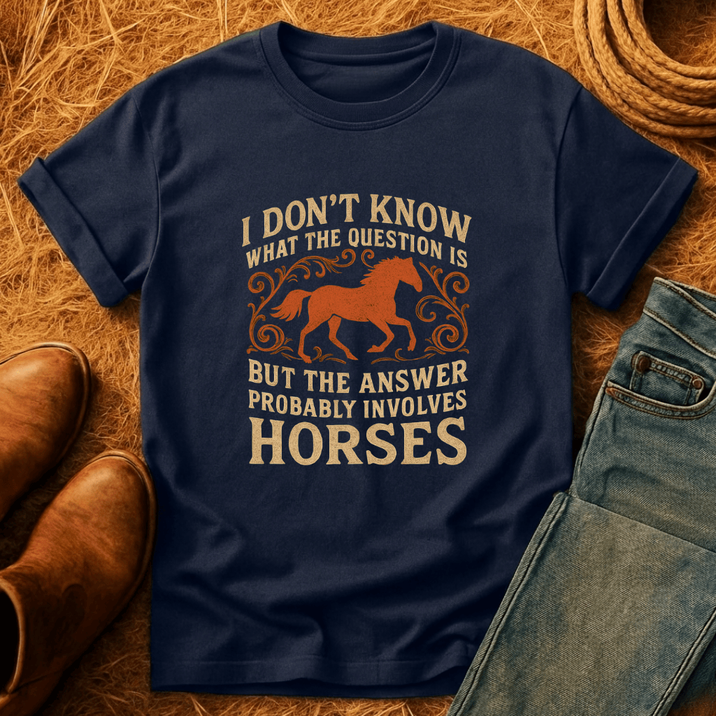 Horses Are The Answer T-Shirt product image 7