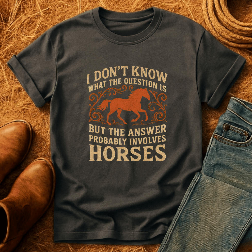 Horses Are The Answer T-Shirt product image 6