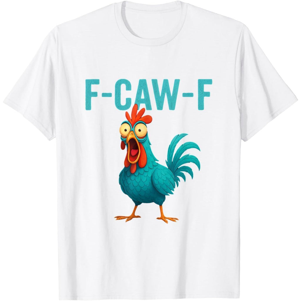F-CAW-F Funny Rooster Chicken T-Shirt product image 2