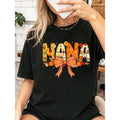 Nana Pumpkin Coquette Bow Thanksgiving T-Shirt product image 1
