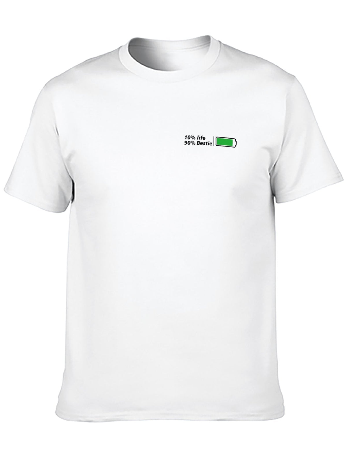 10%Life 90%Bestie t-shirt back & frot grathic tee product image 4