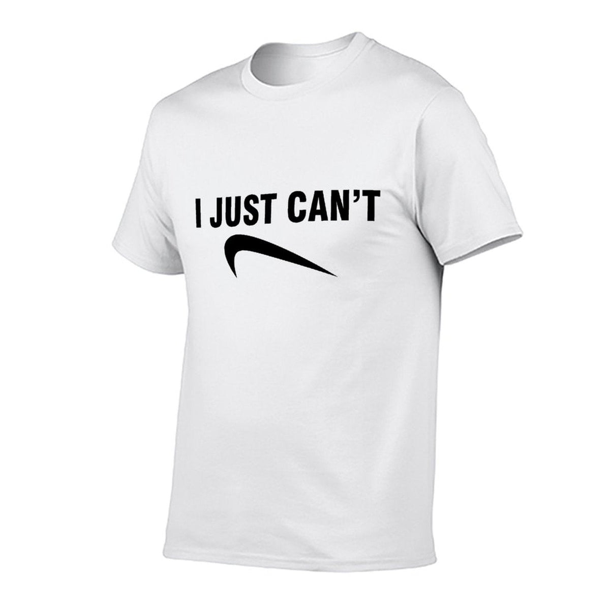 Graphic tee [i just can't] funny t-shirt Unisex product image 3