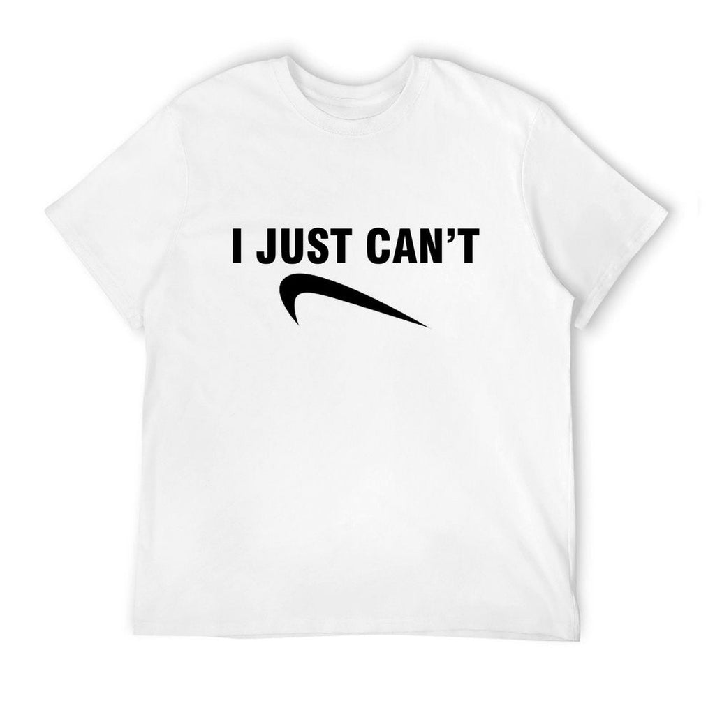 Graphic tee [i just can't] funny t-shirt Unisex product image 1