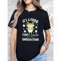 Frog Print Fun Graphic T-shirt product image 1