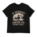 Funny Quote if Genders Confuse You Go Milk a Bull Vintage product image 1