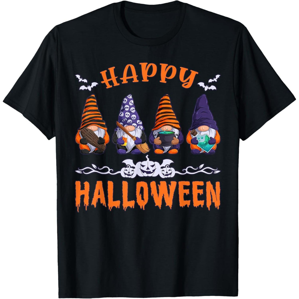 Halloween Gnomes, Happy T-Shirt product image 10