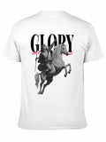 Graphic tee [glory] Y2K modern hiphop t-shirt Unisex product image 1