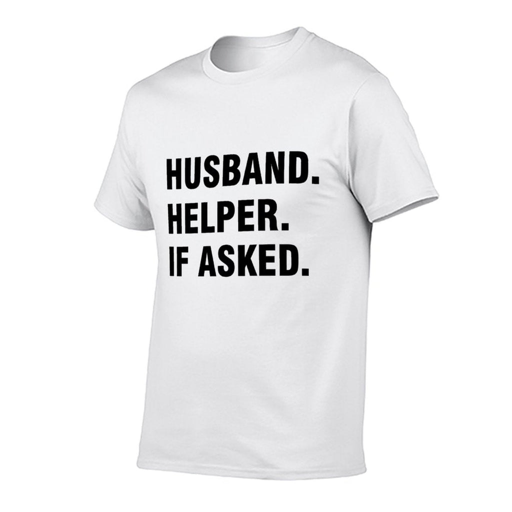 Graphic tee [Husband.Helper.If asked] funny t-shirt Unisex product image 3