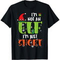 Im Not An Elf Just Short Funny Christmas T-Shirt product image 1