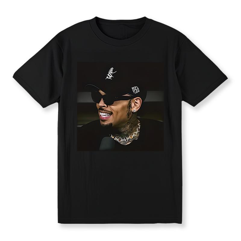 Chris Brown Music Star R&B Fashion Graphic T-Shirt product image 1