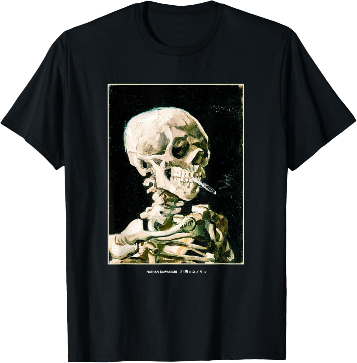 Aesthetic Skeleton Streetwear Skull Graphic Art Tee T-Shirt product image 1