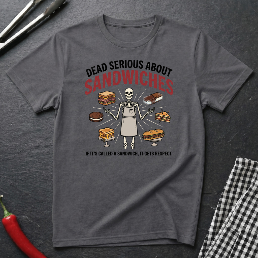 Dead Serious About Sandwiches T-Shirt product image 2