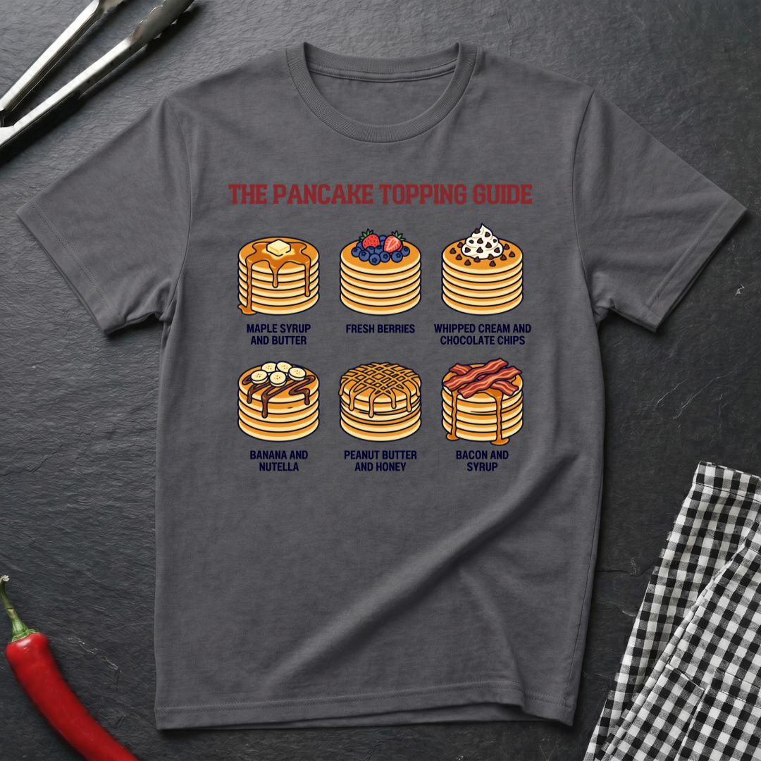 Pancake Topping Guide T-Shirt product image 2