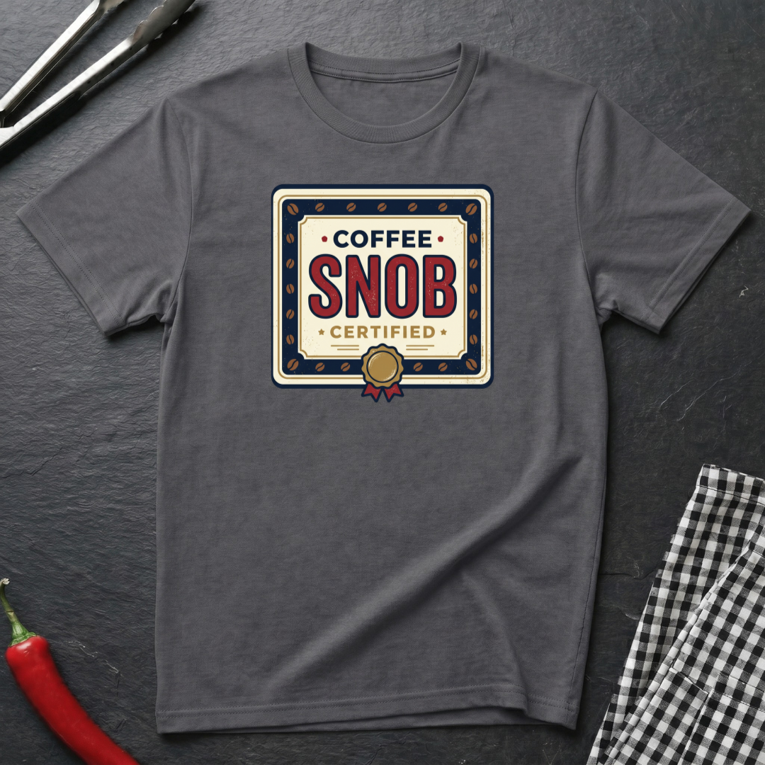 Coffee Snob Certified T-Shirt product image 2