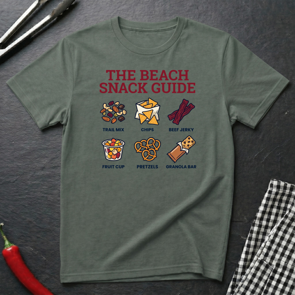 Beach Snack Guide T-Shirt product image 1