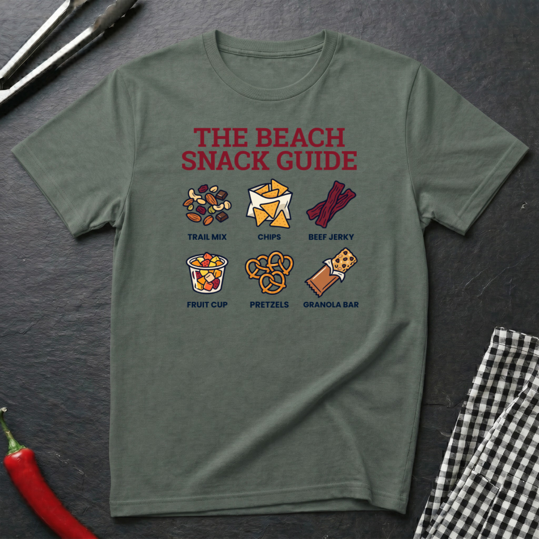 Beach Snack Guide T-Shirt product image 1